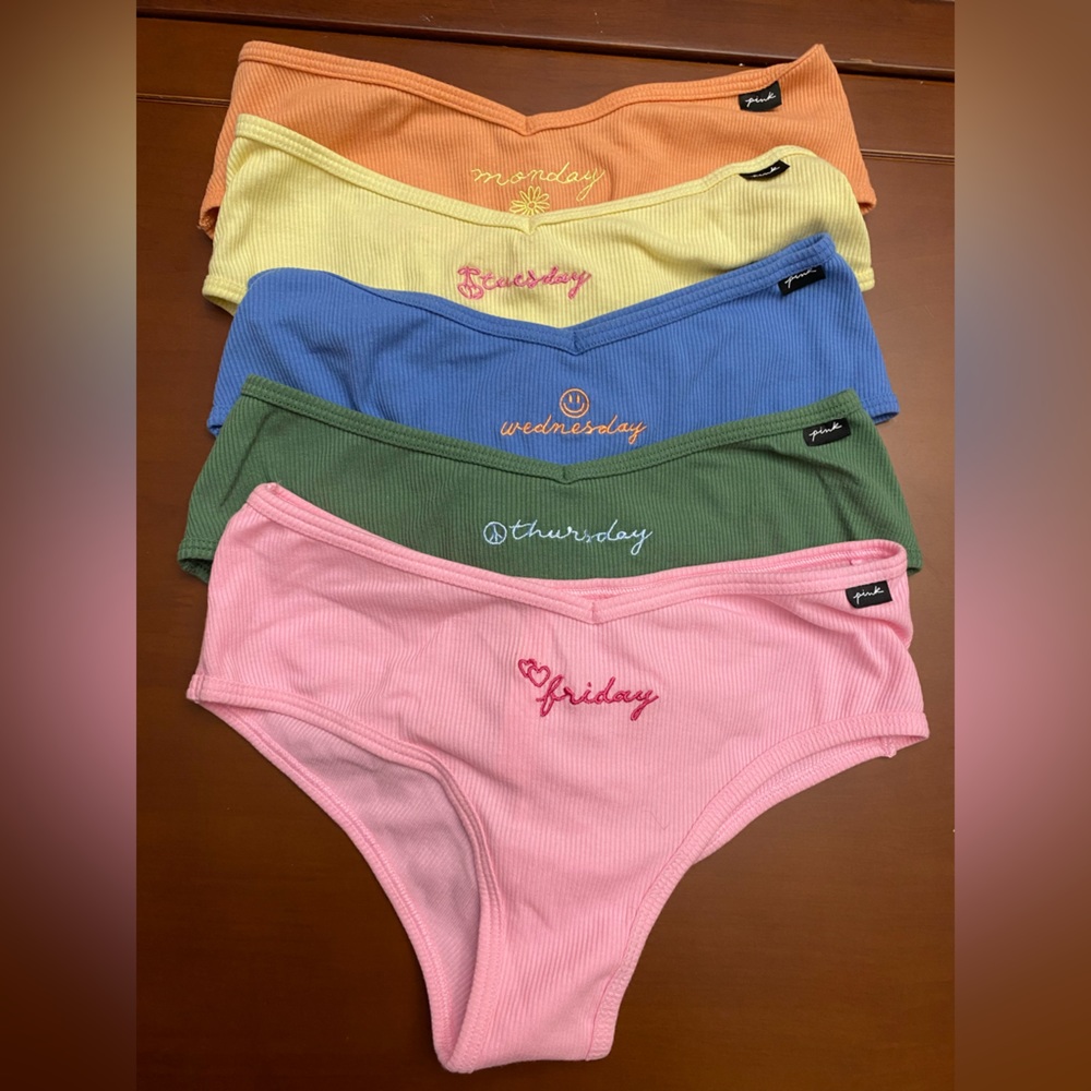 Brand new Victoria Secret Days of the week underwear